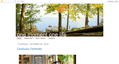 Desktop Screenshot of onemomentonelife.org